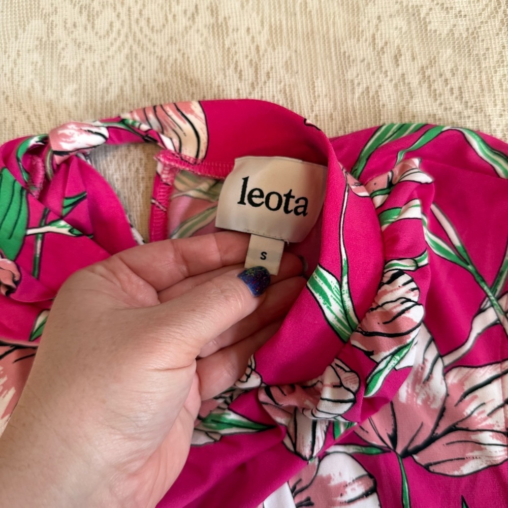 Leota Mindy “Wild tulip” midi dress - Picture 4 of 11